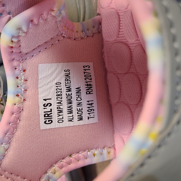 Eddie Bauer Gray Pink Kids Sandals - Picture 9 of 9